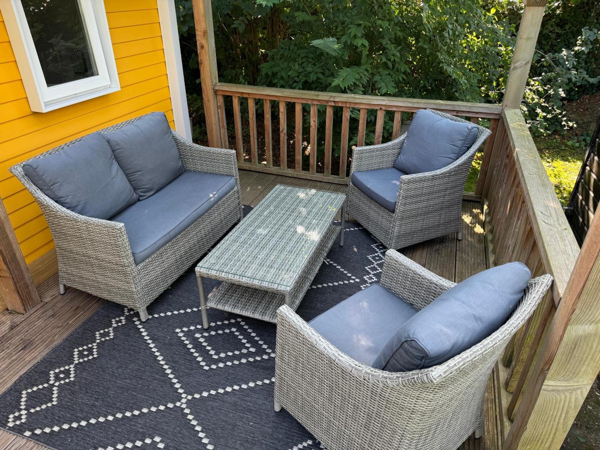 Ruime 5-Persoons Chalet Aan Het Bergumermeer Suameer Bagian luar foto